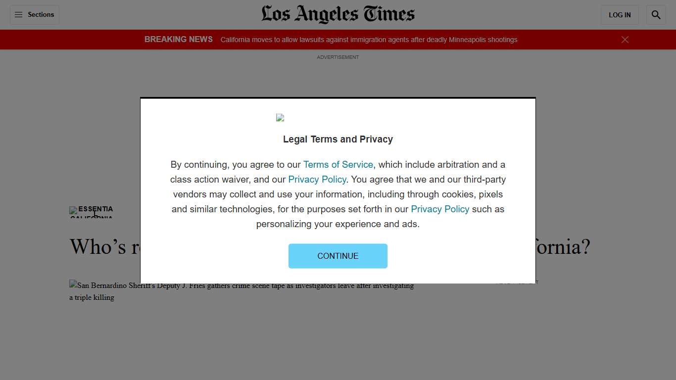Who's responsible for steep homicide decline in California? - Los Angeles Times